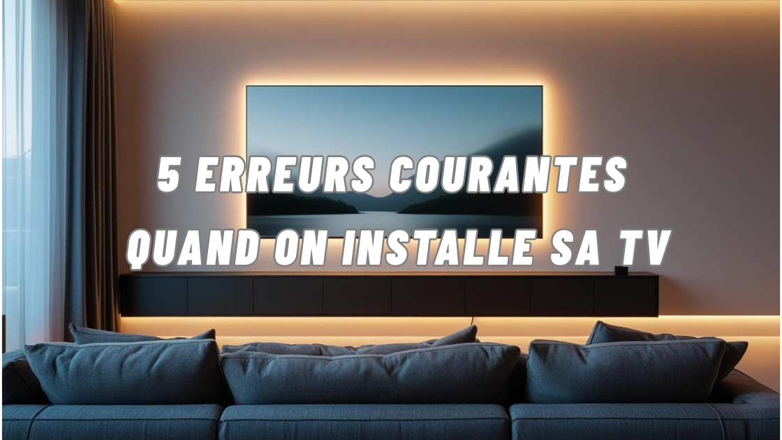 Comment bien installer sa TV : les 5 erreurs à éviter absolument