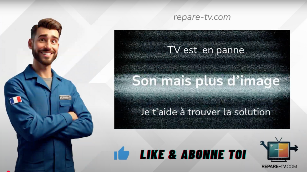 TV avec son mais sans image : comment réparer votre écran noir