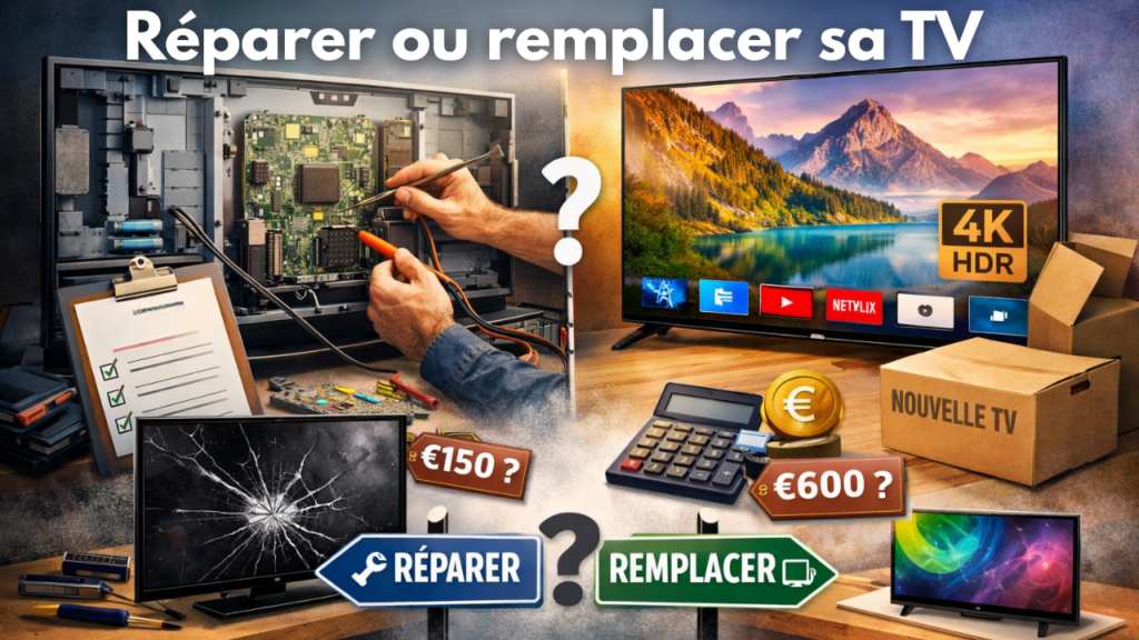 Réparer ou remplacer sa TV : guide complet pour faire le bon choix