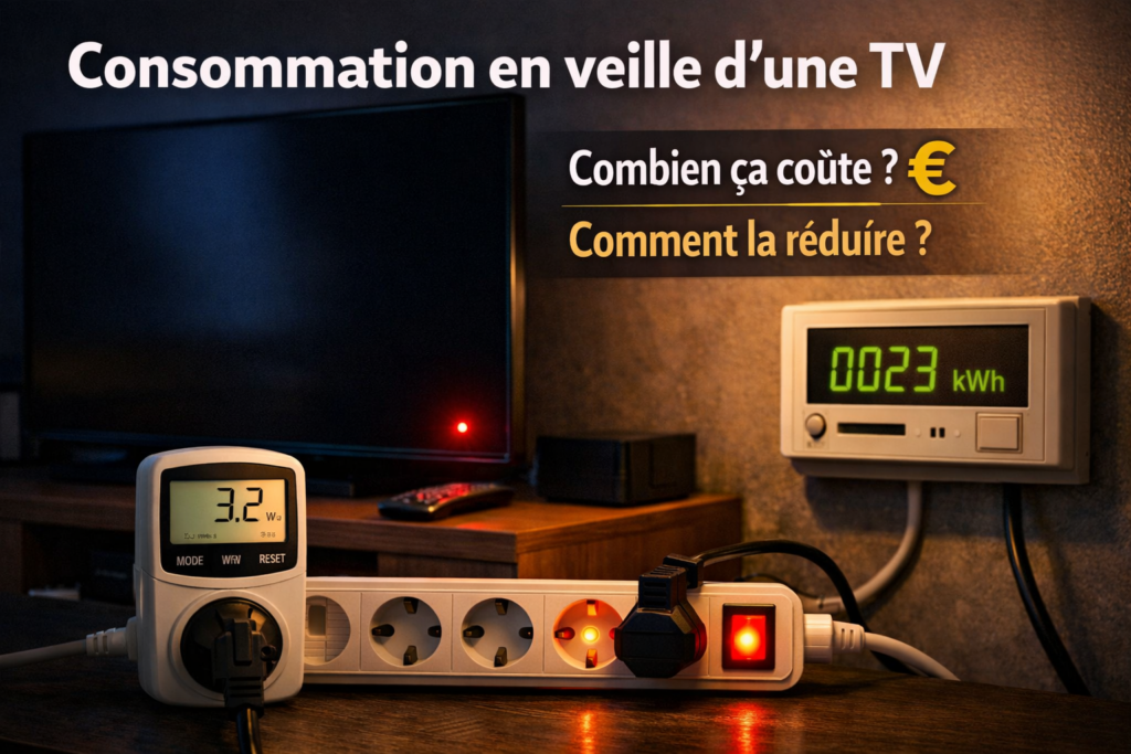 Consommation en veille d’une TV : combien coûte vraiment le mode standby et comment la réduire ?